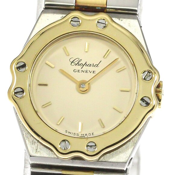 Chopard St Moritz 25/8067 YG2 tone beige Dial Quartz Ladies Watch_770179 - Picture 2 of 7